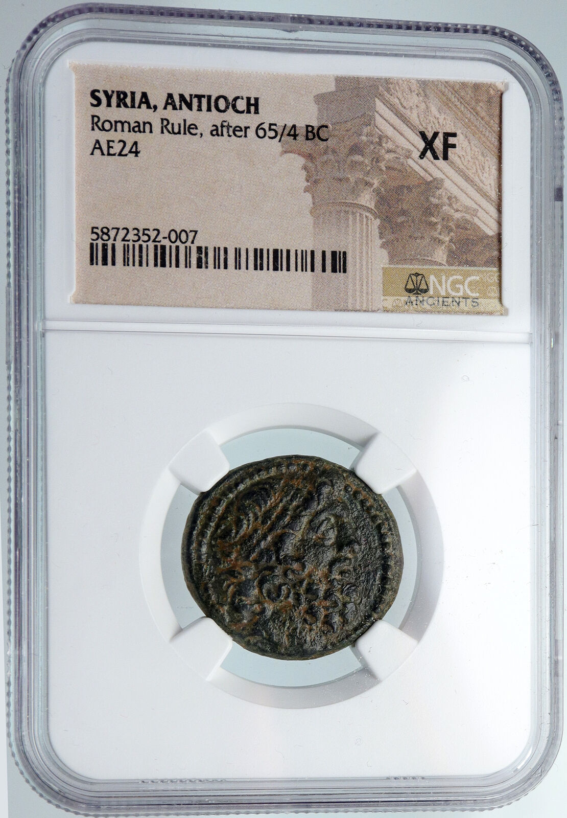 ANTIOCH in SELEUKIS and PIERIA Zeus & Nike Ancient Greek Coin RARE NGC i89852