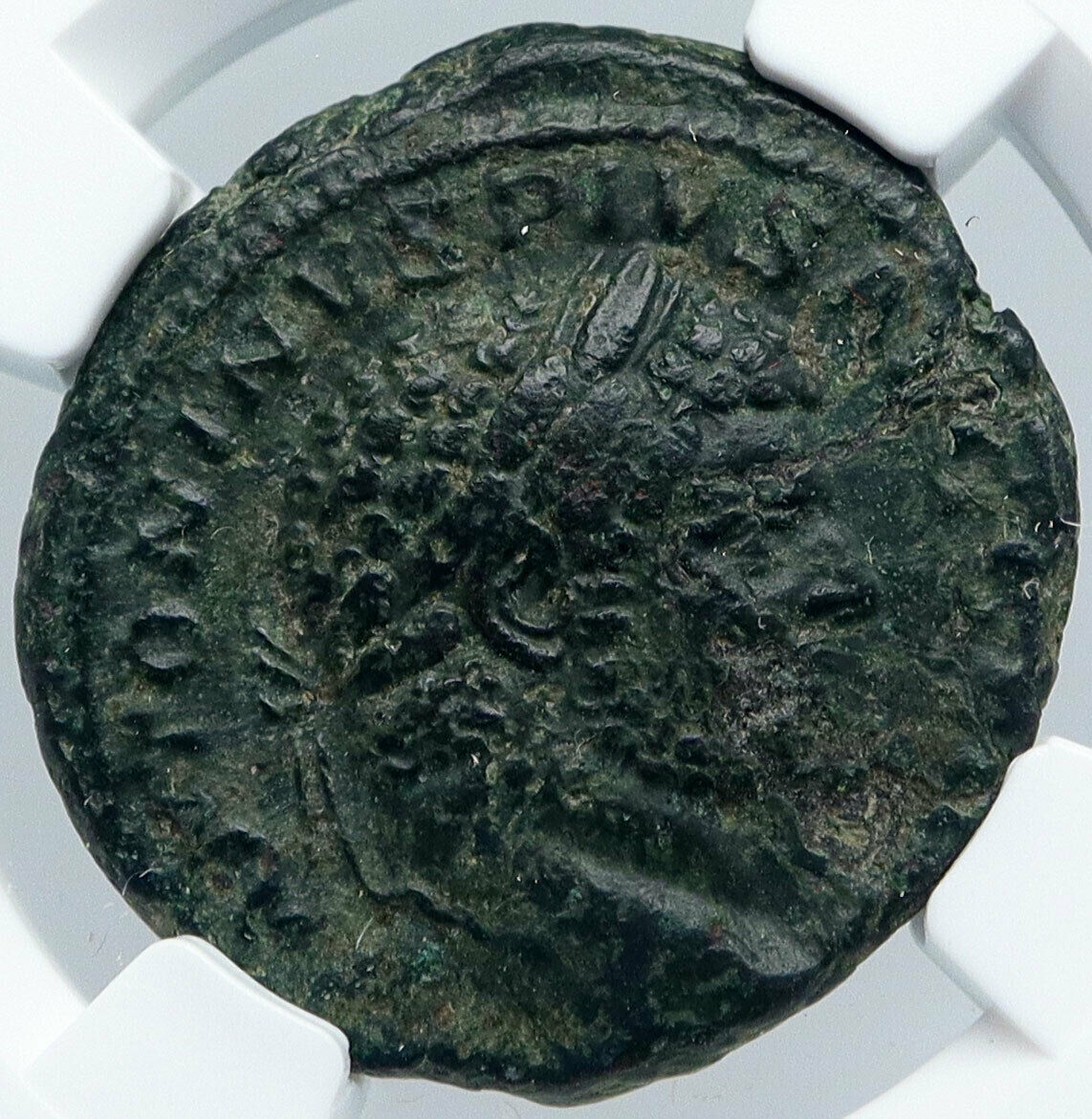 CARACALLA Authentic Ancient 198AD ROME MINT Old Roman Coin VICTORY NGC i89150