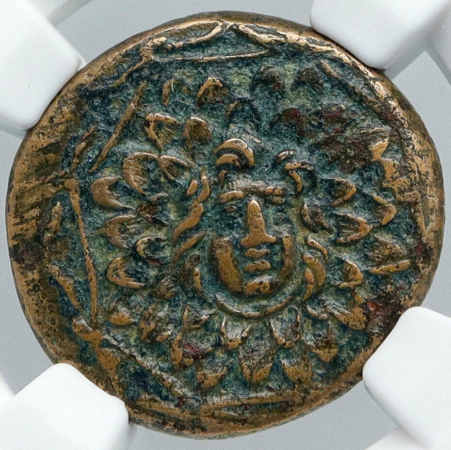 AMISOS PONTUS 85BC Mithradates VI the Great OLD AEGIS Nike Greek Coin NGC i89158