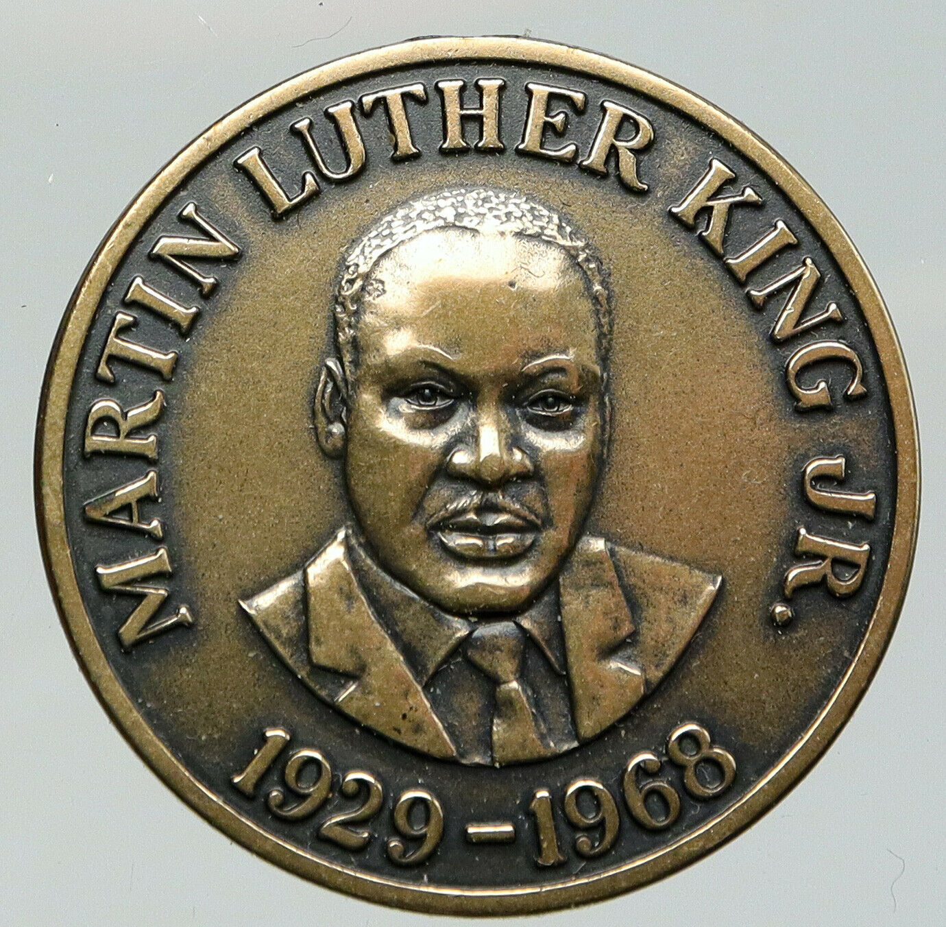 1968-9 UNITED STATES US Martin Luther King Jr MLK LET FREEDOM RING Medal i92096