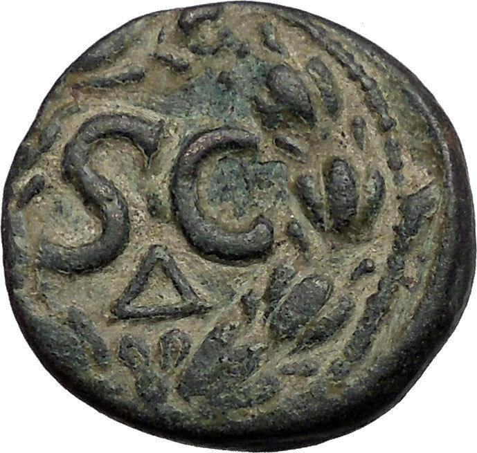 ANTONINUS PIUS 145AD Antioch on the Orontes Authentic Ancient Roman Coin i56369