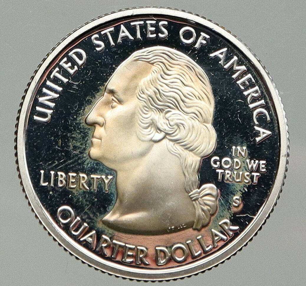 2005 UNITED STATES USA Washington WEST VIRGINIA Proof Silver Quarter Coin i92654