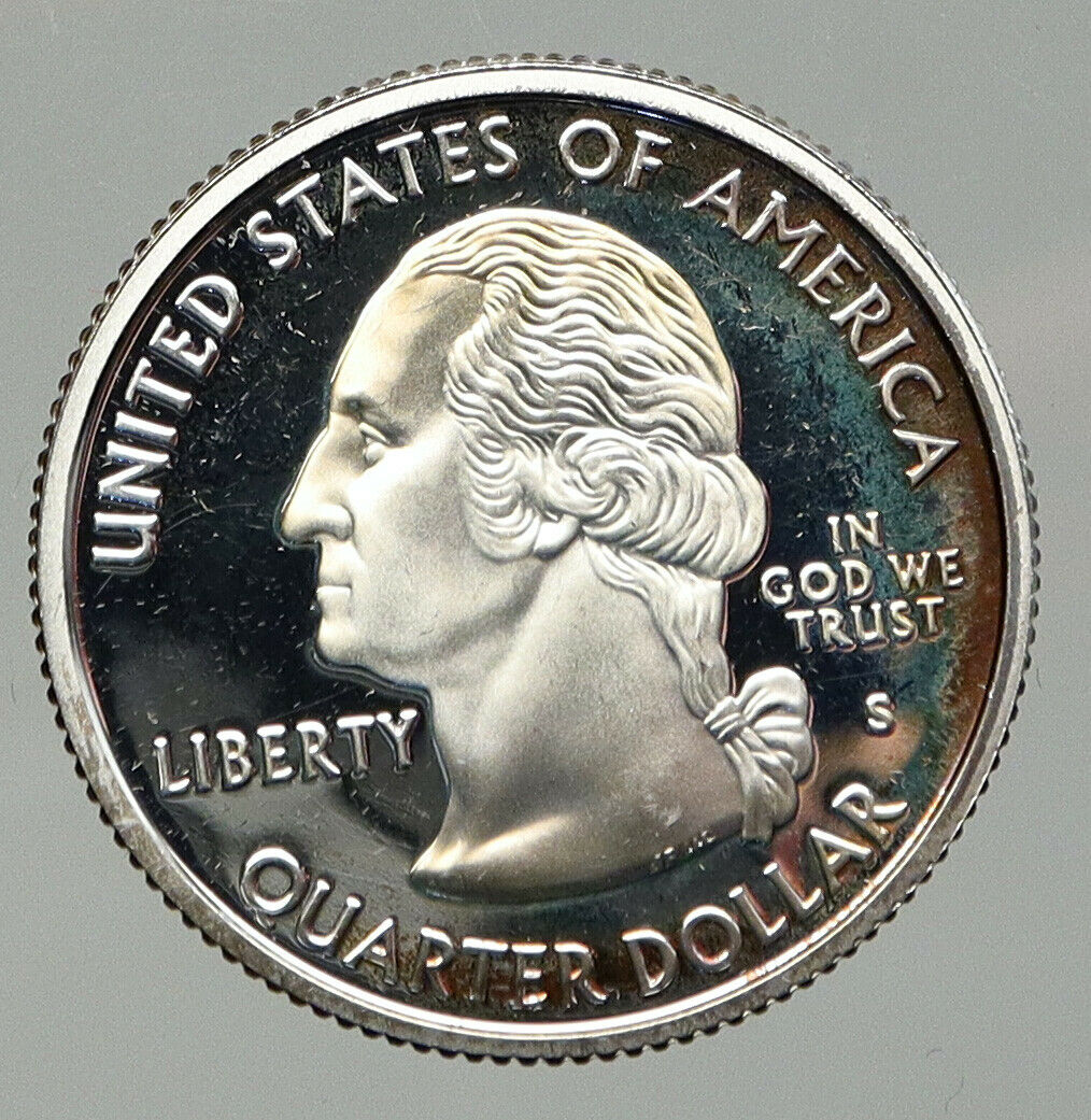 2005 UNITED STATES USA Washington CALIFORNIA Proof Silver Quarter Coin i92653