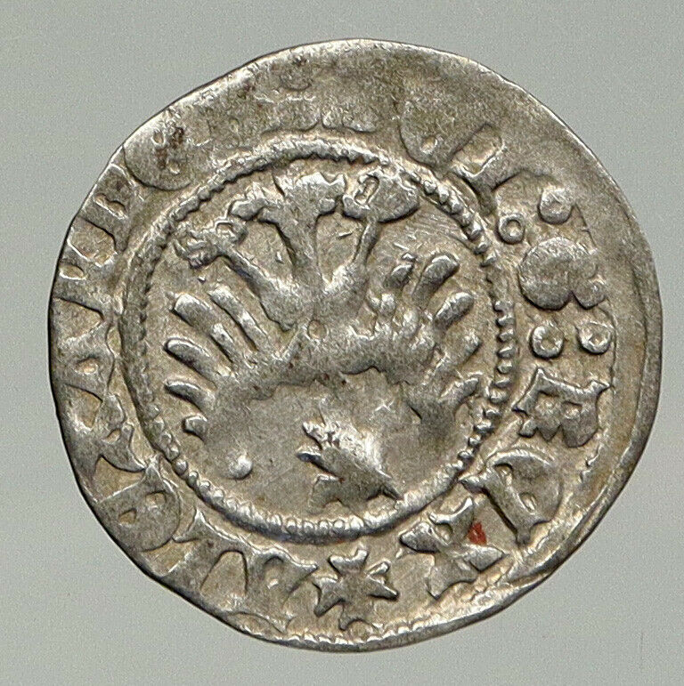 1501-06 POLAND King Alexander I Jagiellon Silver 1/2 Half-Groschen Coin i92514