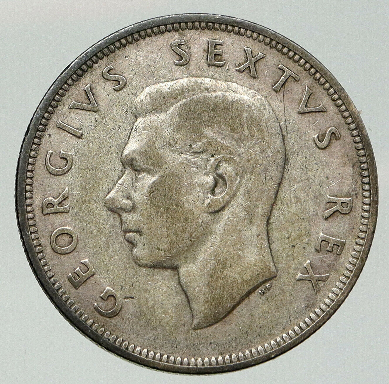 1951 SOUTH AFRICA Large GEORGE VI Shields OLD Silver 2 1/2 Shillings Coin i92033