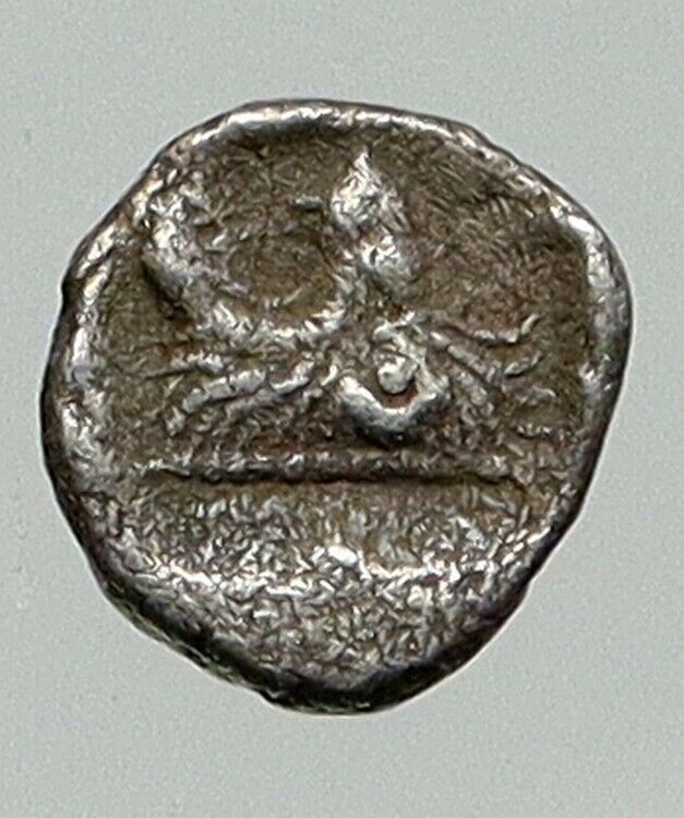 KYZIKOS in MYSIA 480BC Boar Lion Tuny Fish OLD Ancient Silver Greek Coin i92040