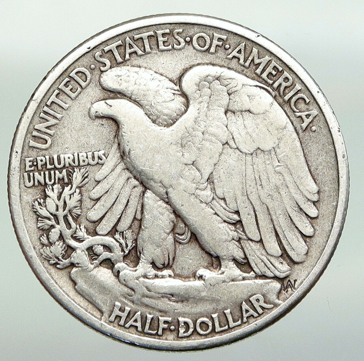 1943P UNITED STATES US Silver WALKING LIBERTY Half Dollar Coin BALD EAGLE i92195