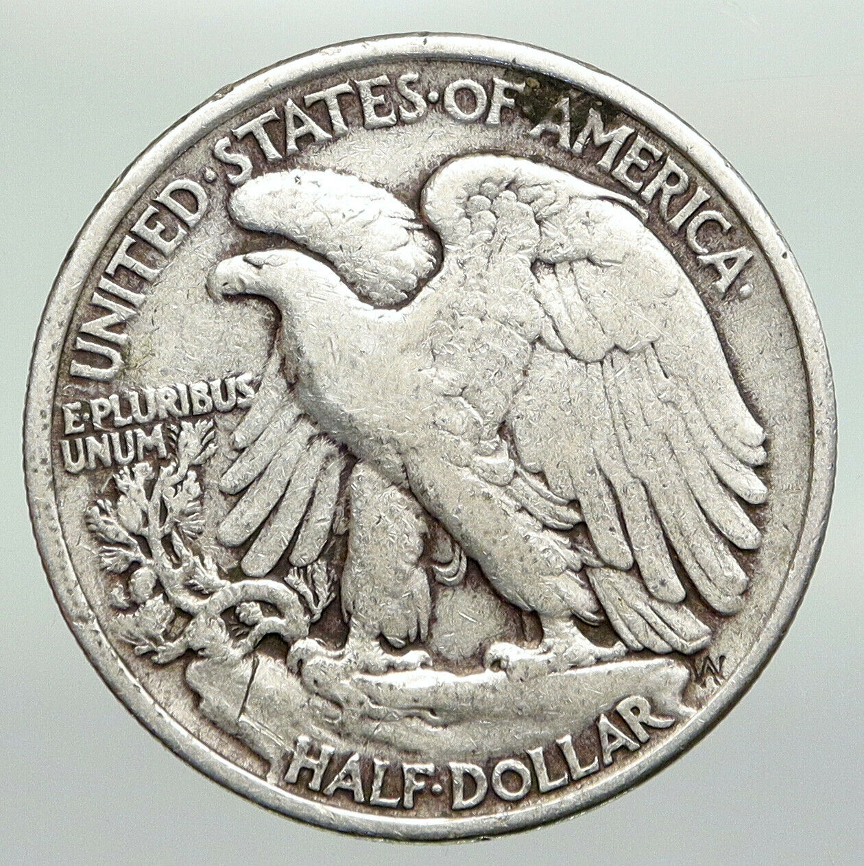 1943P UNITED STATES US Silver WALKING LIBERTY Half Dollar Coin BALD EAGLE i92206