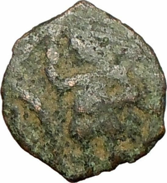 ARETAS IV & SHAQUILATH Arab Kingdom of Nabataea PETRA Ancient Greek Coin i24167