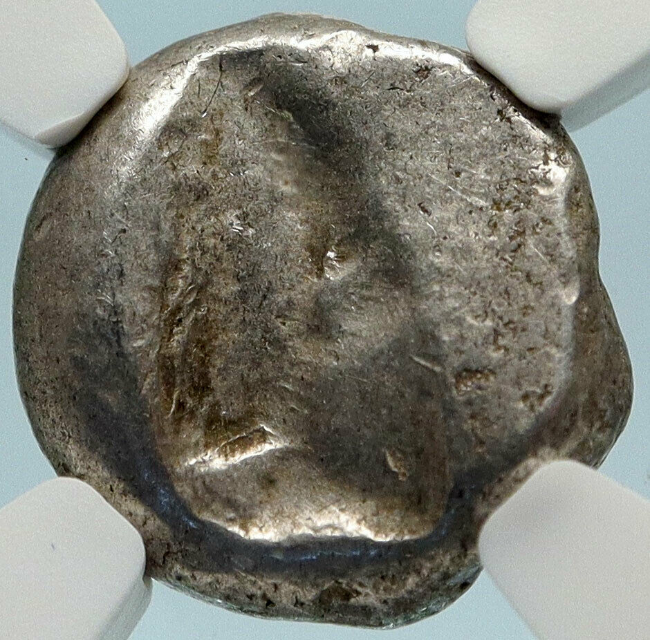 486BC Xerxes - Artaxerxes I Achaemenid Silver Greek SIGLOS Coin Lydia NGC i83594