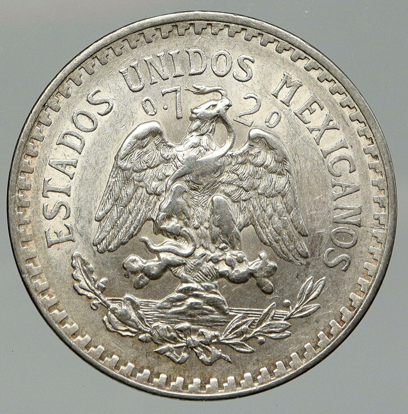 1920 MEXICO Eagle Liberty Cap Large Vintage OLD Silver Peso Mexican Coin i92116