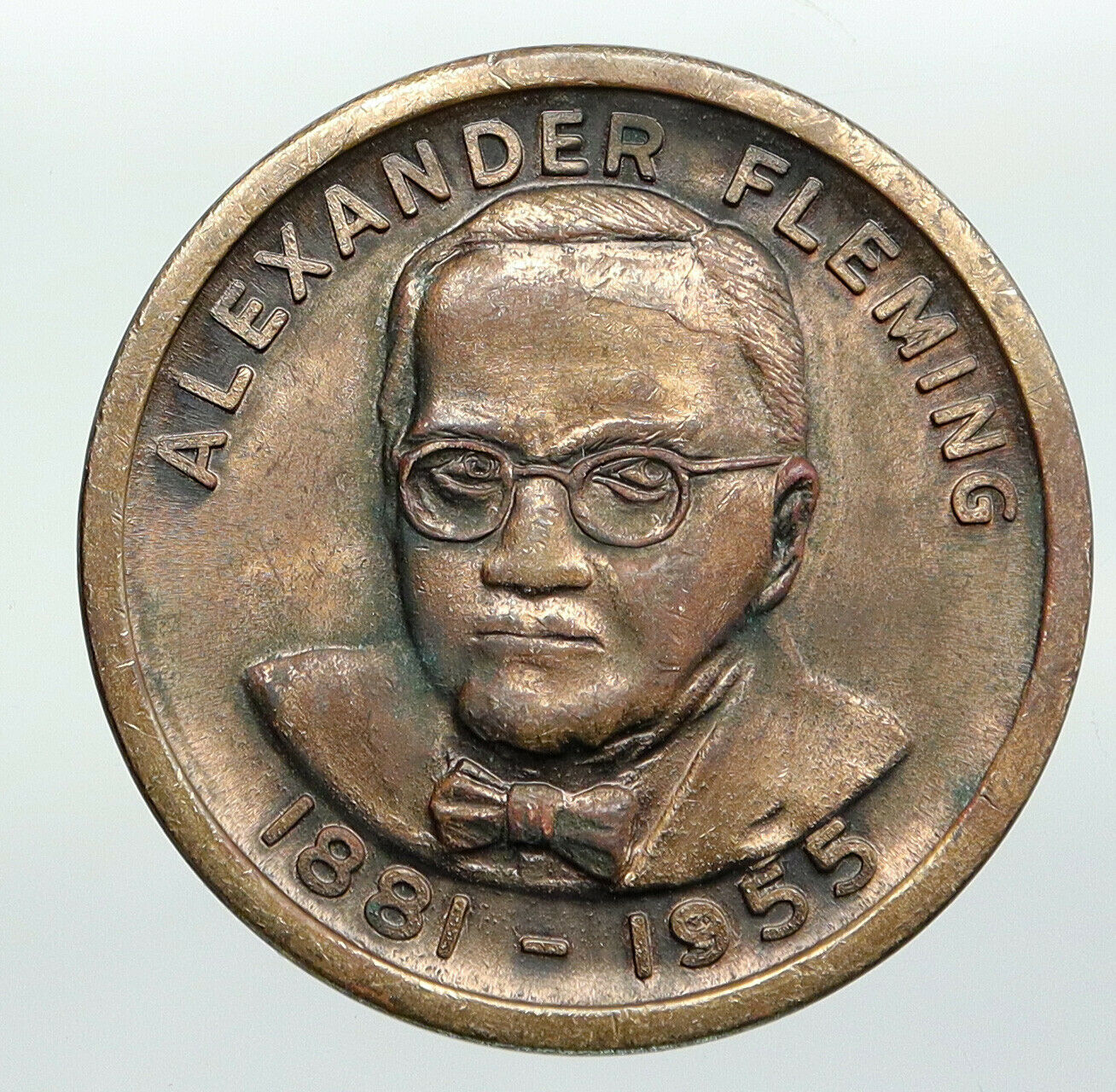 1955 UNITED STATES US Alexander Fleming DISCOVER PENICILLIN Science Medal i92269