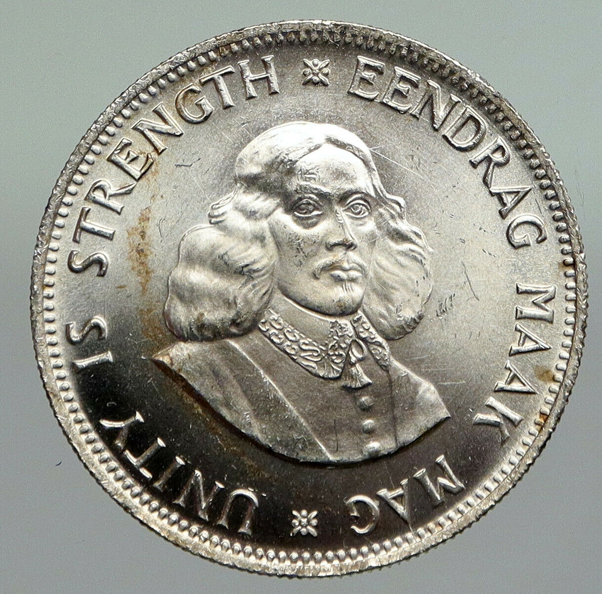 1964 SOUTH AFRICA Queen Elizabeth II Riebeeck PROOF Silver 20 Cent Coin i91256