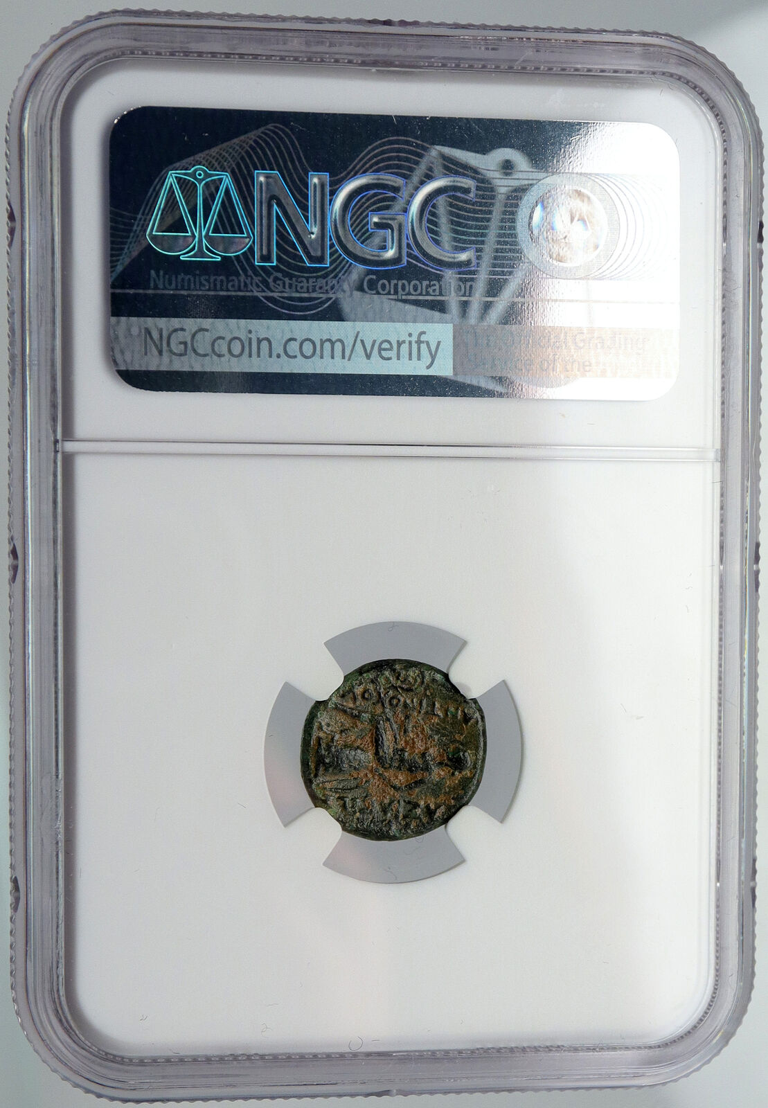 ANTIOCHOS I Soter 281BC Seleukid Authentic Ancient Greek Coin Apollo NGC i90644