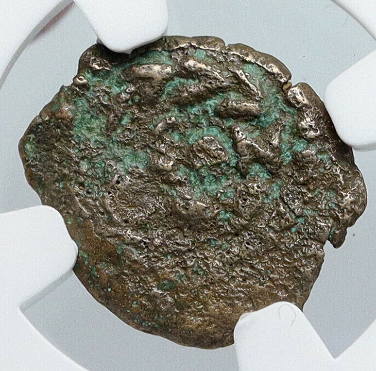 HEROD ARCHELAUS Biblical JERUSALEM Jewish Ancient Greek Coin GALLEY NGC i90583