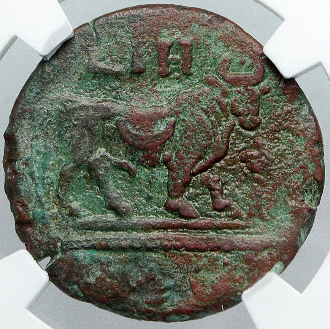 HADRIAN 133AD Alexandria Egypt Andro-Sphinx OLD Roman Coin APIS BULL NGC i88674