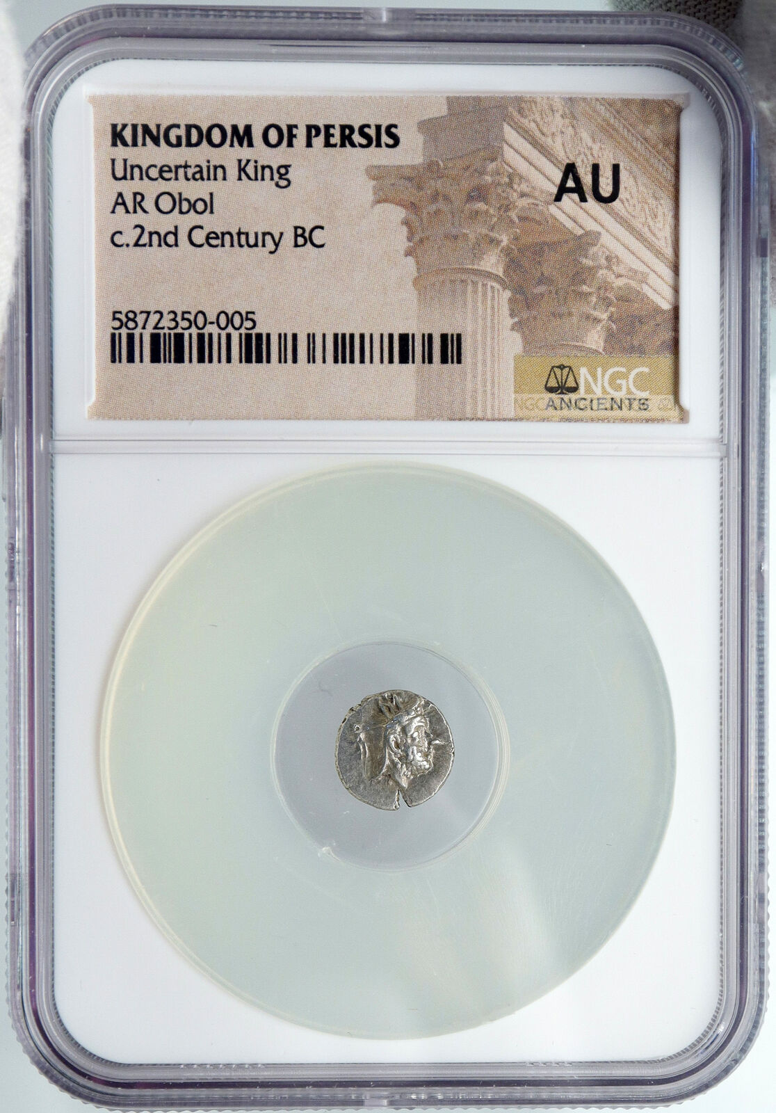 Kingdom of Persis Vadfradad II 200-100BC Ancient Silver Greek Coin NGC i88667