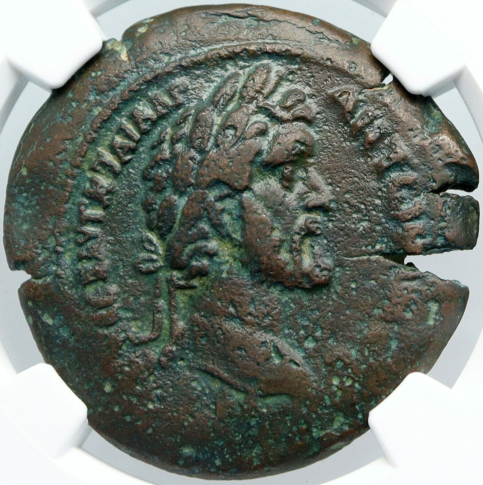 ANTONINUS PIUS Rome ANTIQUE Ancient ANTIQUE Roman Coin Goddess TYCHE NGC i88676