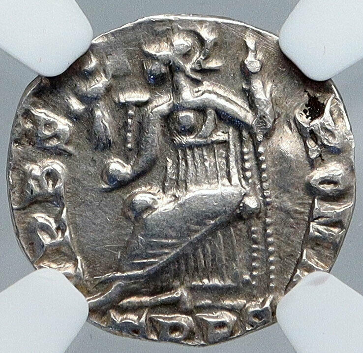 VALENS Authentic Ancient 364-8AD Trier Silver Siliqua OLD Roman Coin NGC i89134