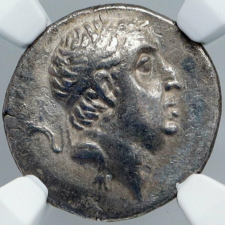 Ariobarzanes I Philoromaios Cappadocia Kingdom 85BC Silver Greek Coin NGC i89137