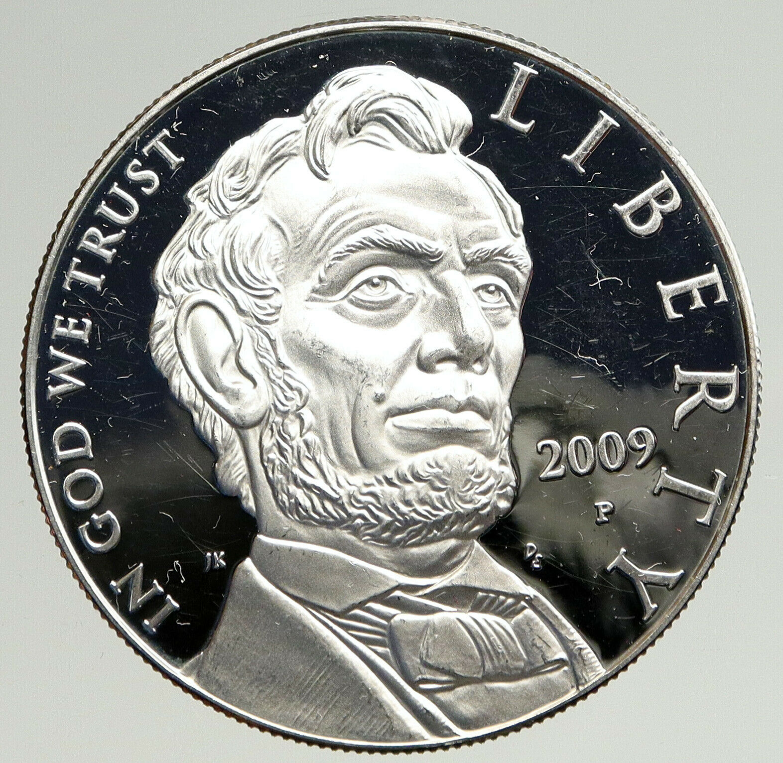 2009 UNITED STATES President Abraham Lincoln 200 PROOF SILVER Dollar Coin i93631