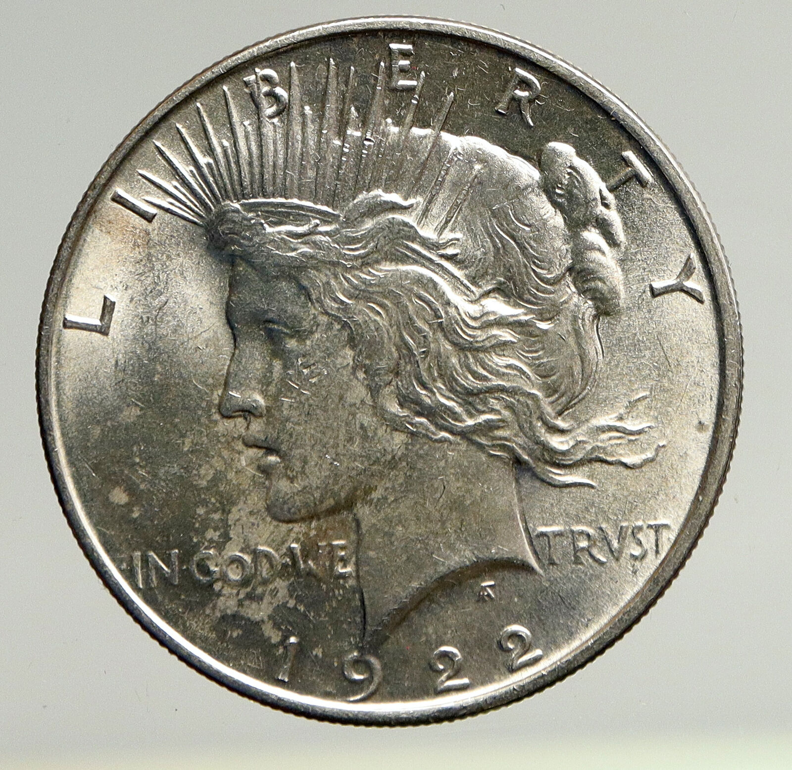 1922P US Antique Silver PEACE DOLLAR United States Coin w LIBERTY & EAGLE i93636