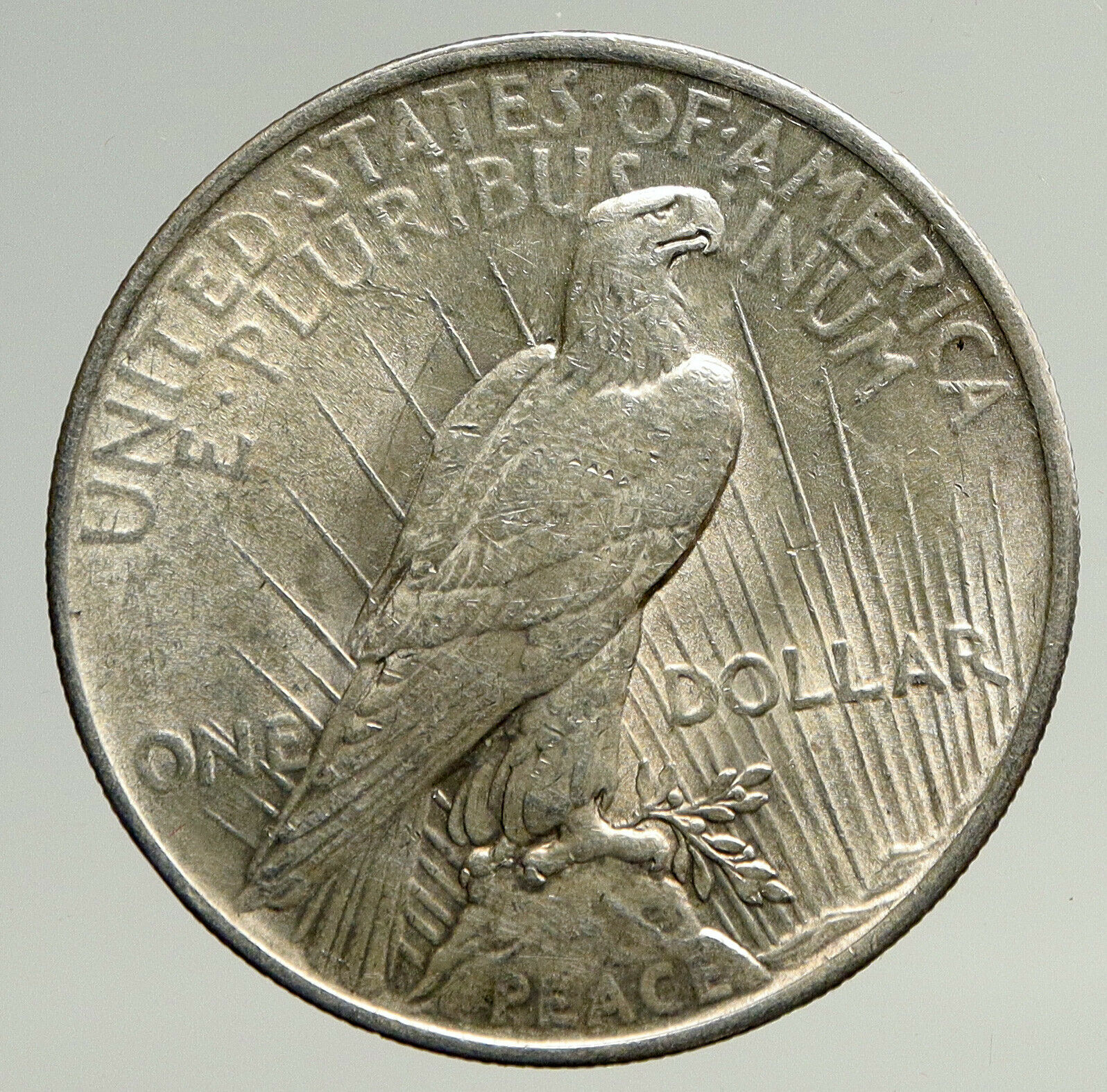 1922P US Antique Silver PEACE DOLLAR United States Coin w LIBERTY & EAGLE i93638