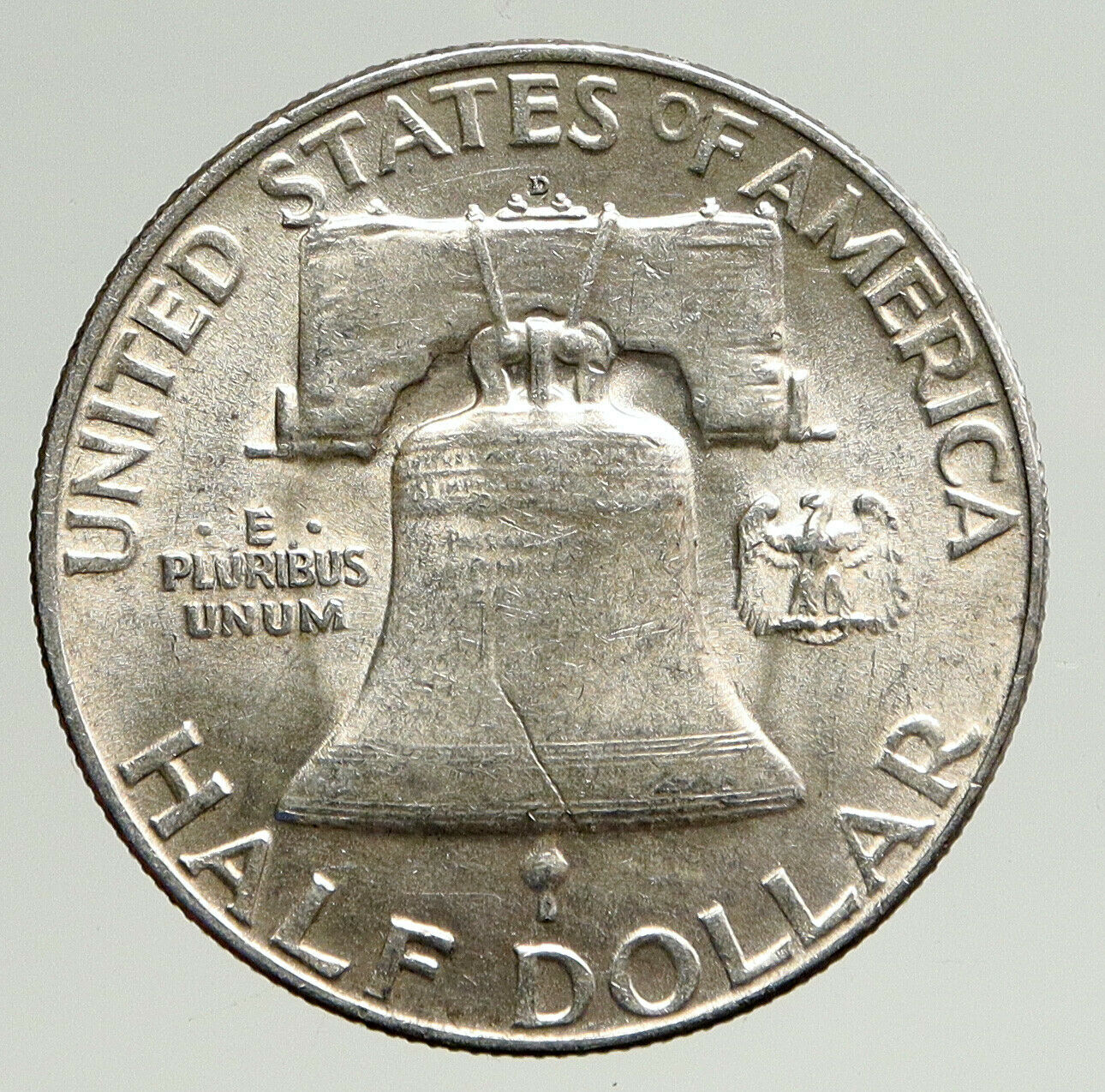 1962 D US Benjamin Franklin VINTAGE Silver Half Dollar Coin LIBERTY BELL i93316