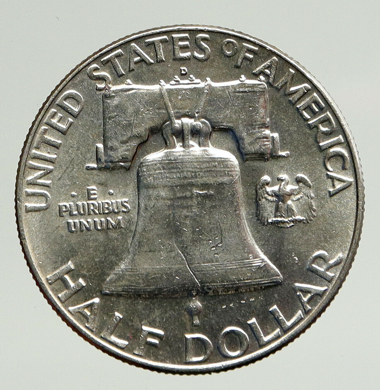 1962 D US Benjamin Franklin VINTAGE Silver Half Dollar Coin LIBERTY BELL i93314