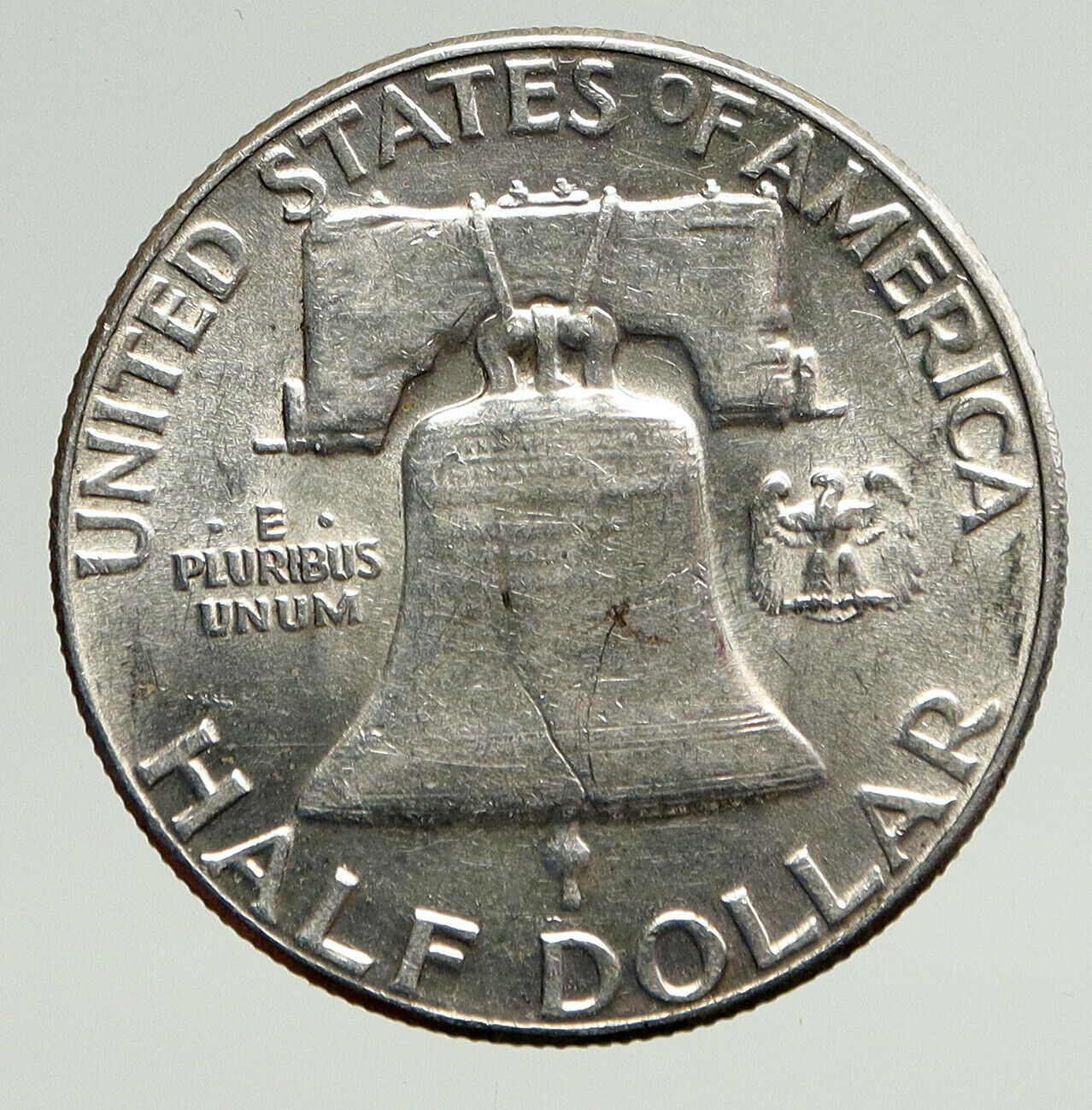 1956 P US Benjamin Franklin VINTAGE Silver Half Dollar Coin LIBERTY BELL i93313