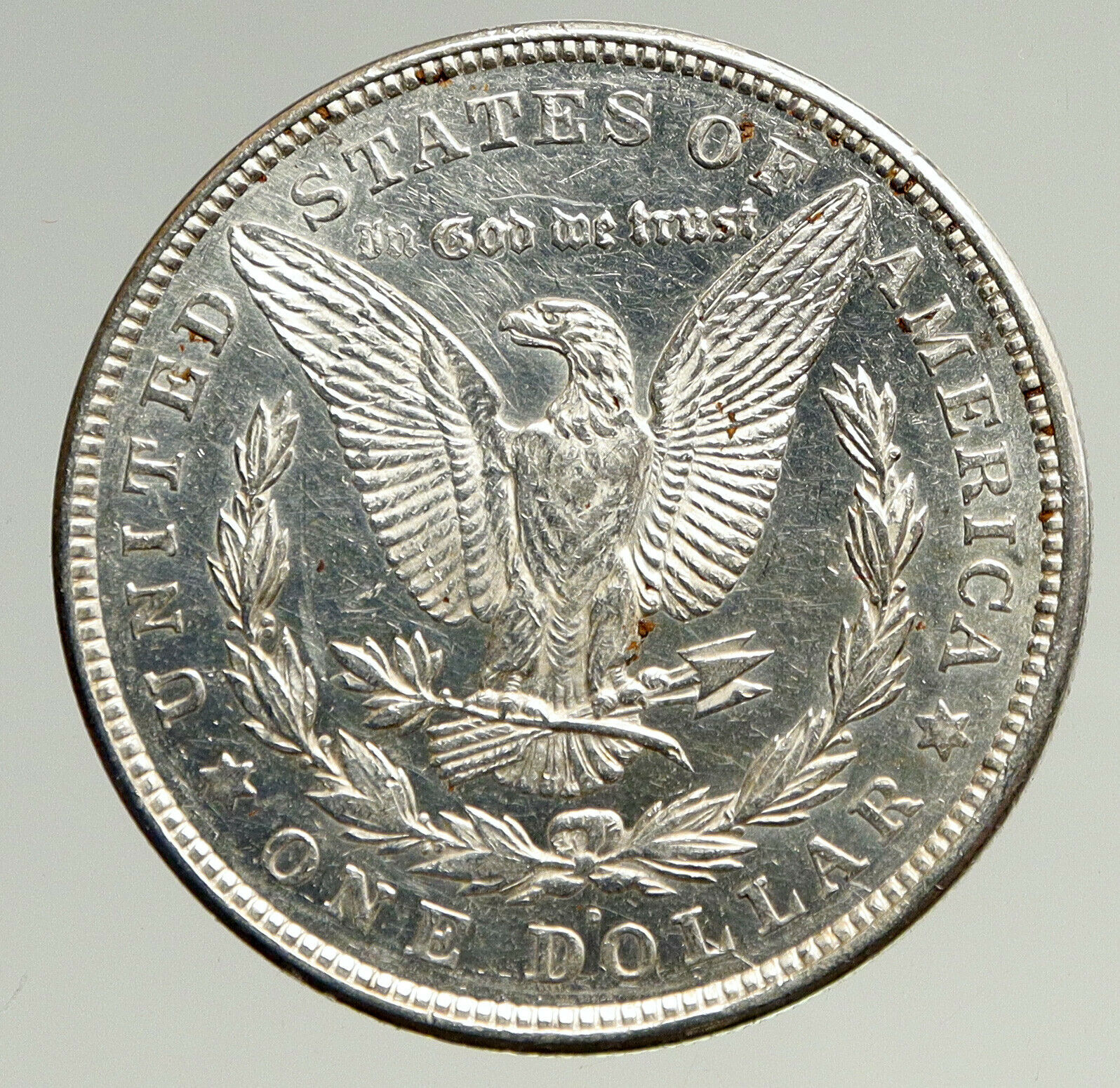 1921 P UNITED STATES of America OLD Eagle SILVER Morgan US Dollar Coin i93684