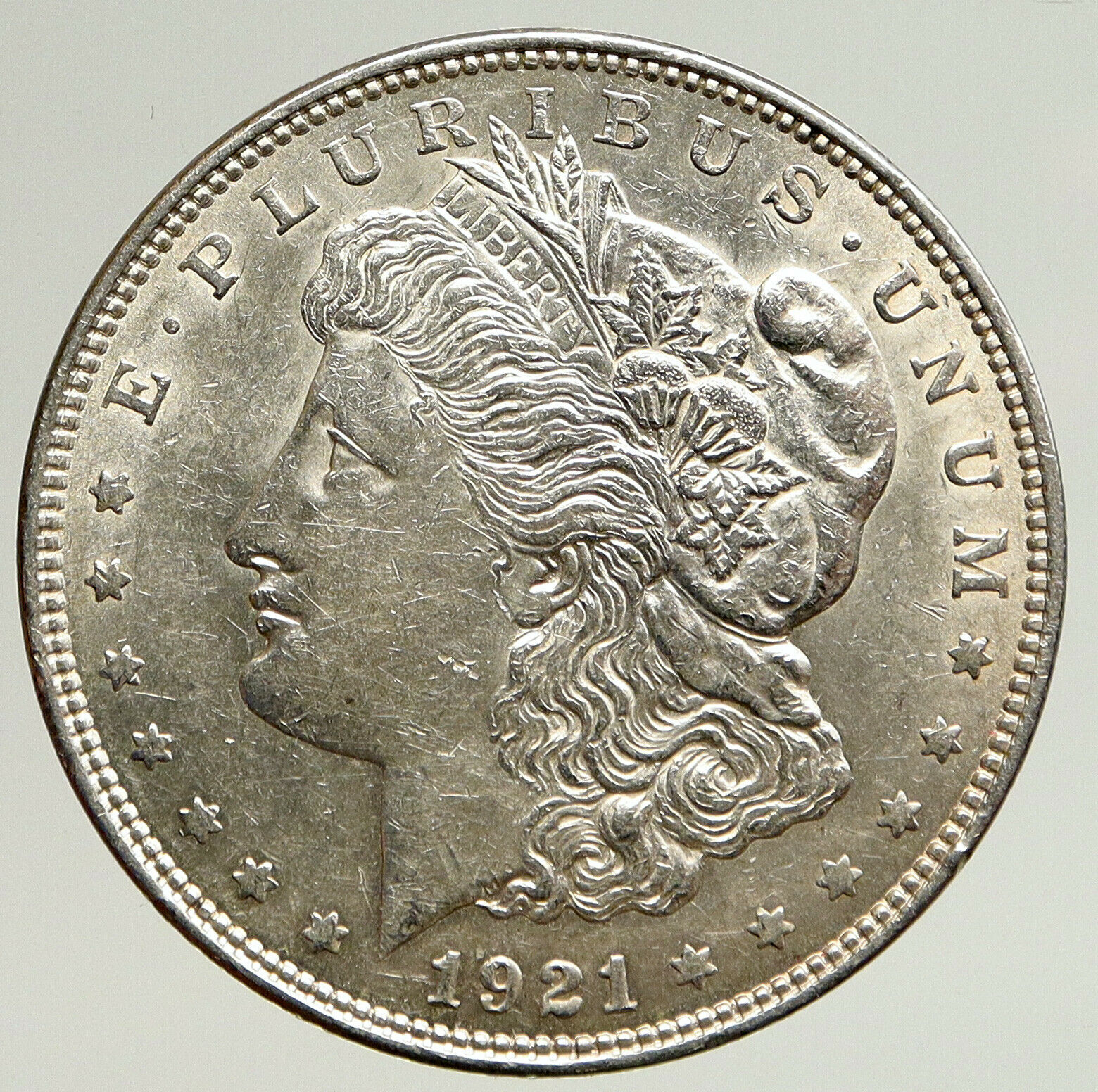 1921 P UNITED STATES of America OLD Eagle SILVER Morgan US Dollar Coin i93683