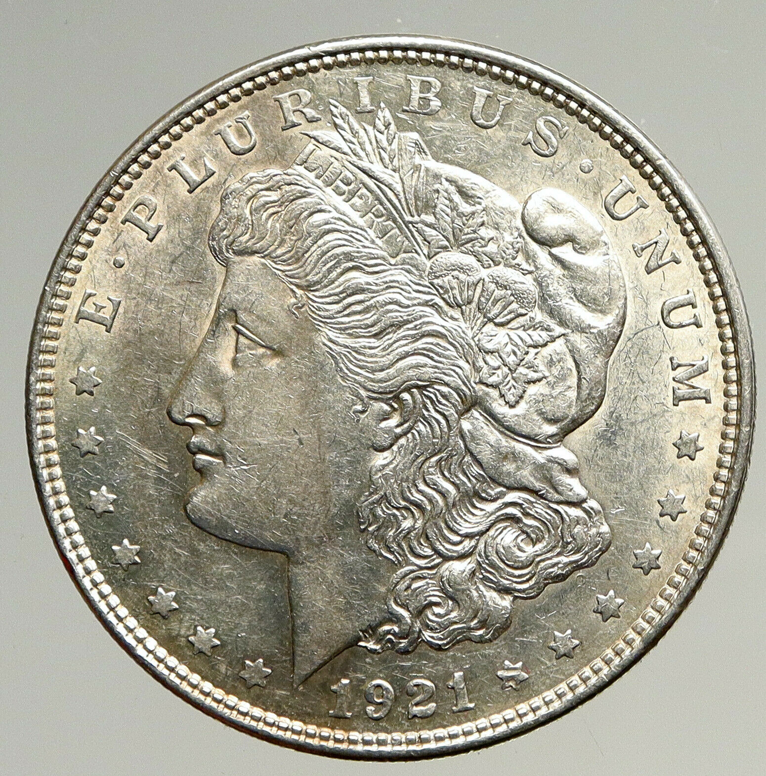 1921 P UNITED STATES of America OLD Eagle SILVER Morgan US Dollar Coin i93687