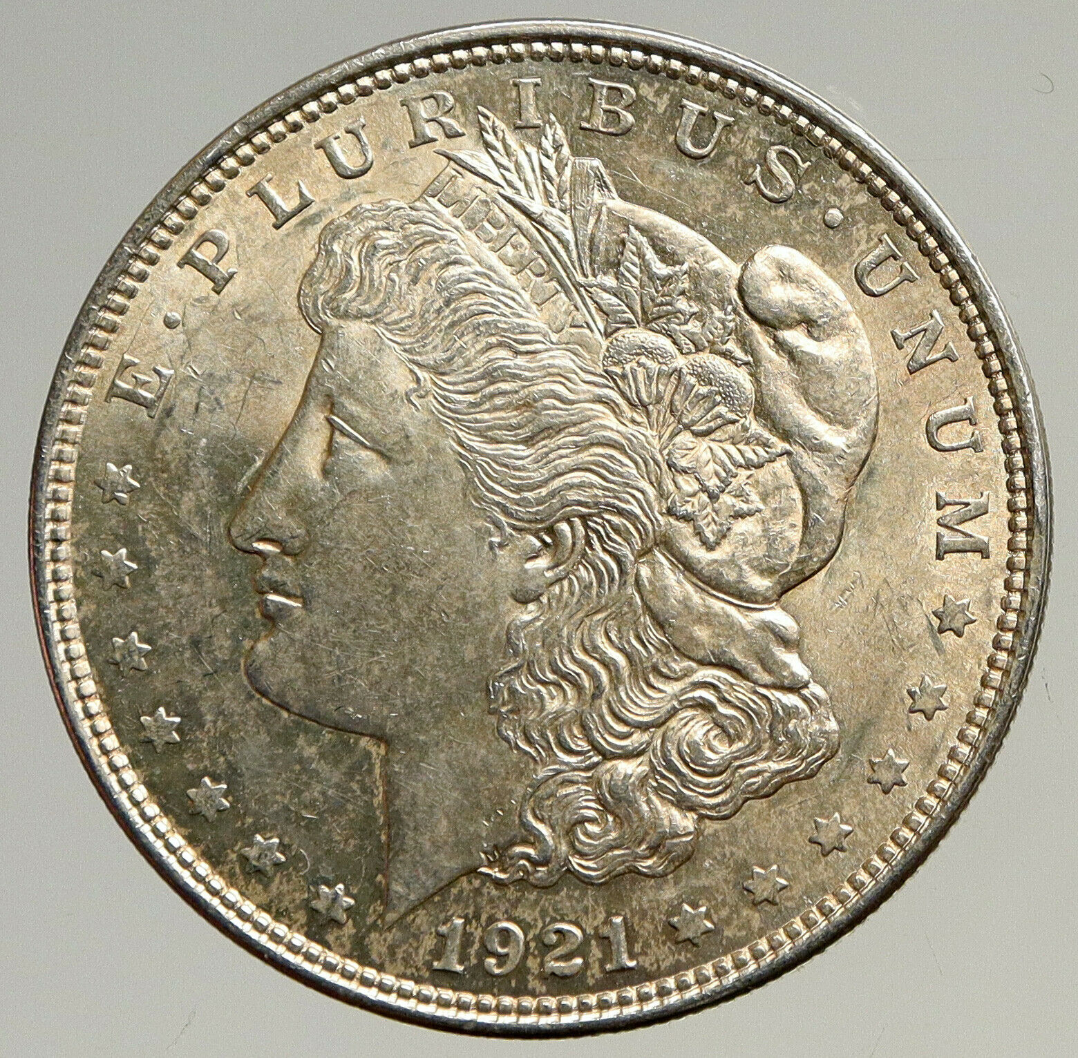 1921 P UNITED STATES of America OLD Eagle SILVER Morgan US Dollar Coin i93689