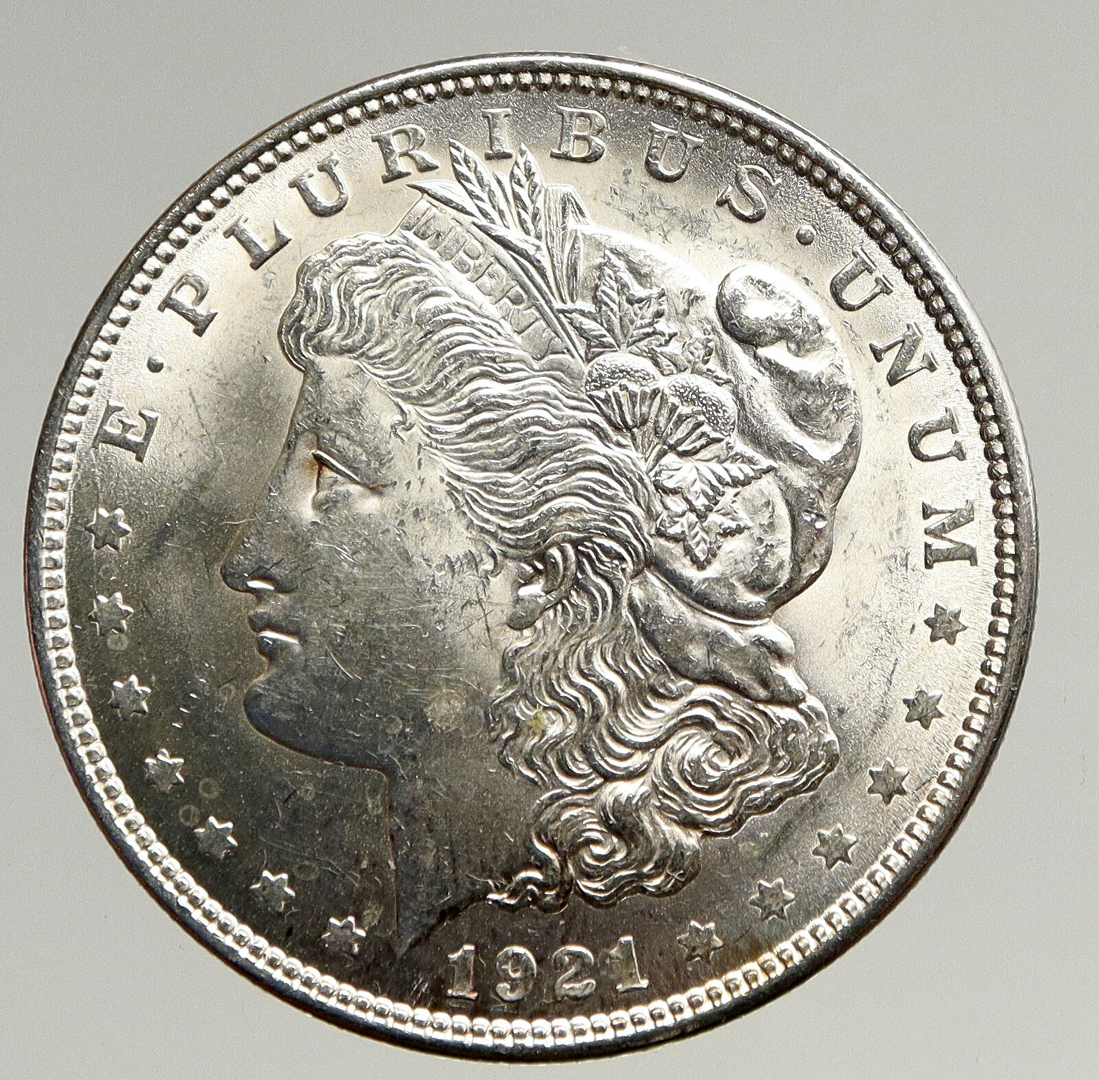 1921 P UNITED STATES of America OLD Eagle SILVER Morgan US Dollar Coin i93685