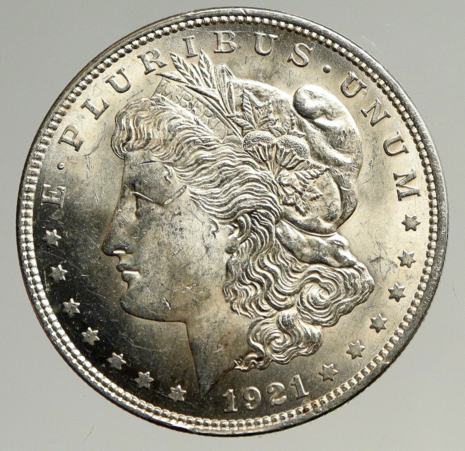 1921 P UNITED STATES of America OLD Eagle SILVER Morgan US Dollar Coin i93686