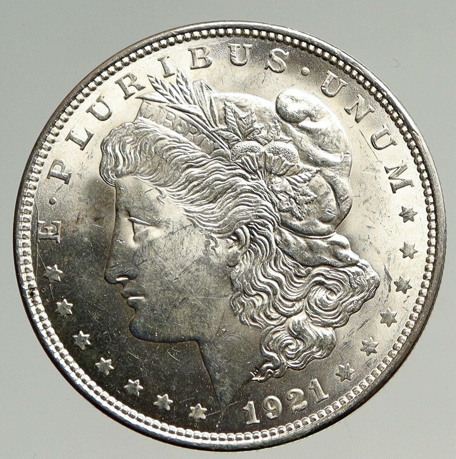 1921 P UNITED STATES of America OLD Eagle SILVER Morgan US Dollar Coin i93688