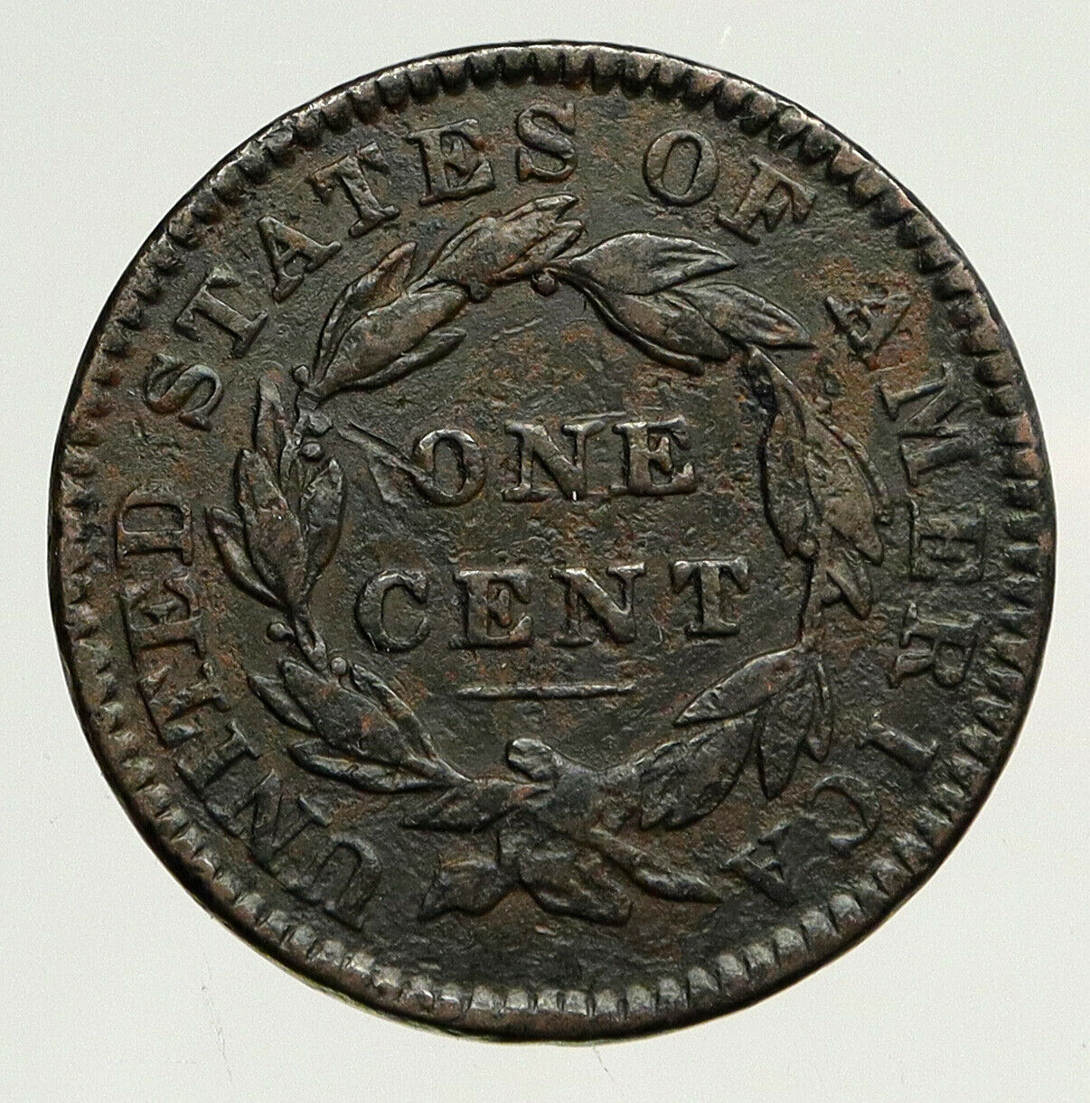 1833 USA United States of America LIBERTY Head Wreath OLD LARGE CENT Coin i93905