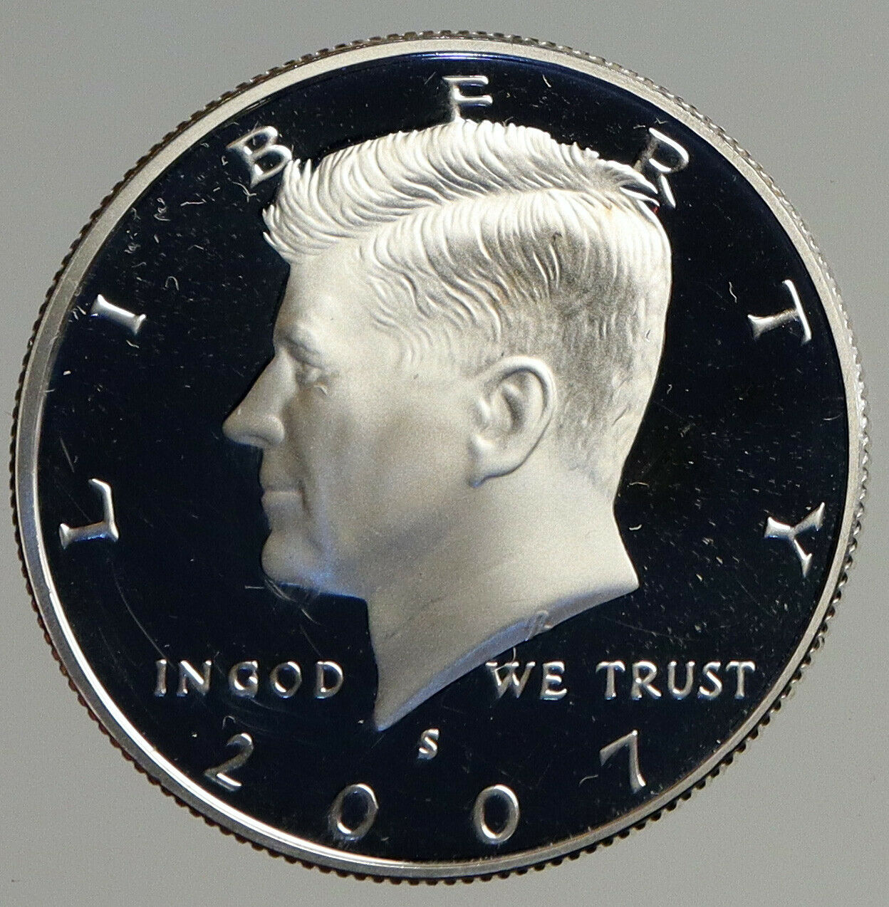 2007 S USA President JOHN F KENNEDY Old Proof Silver Half Dollar US Coin i93856