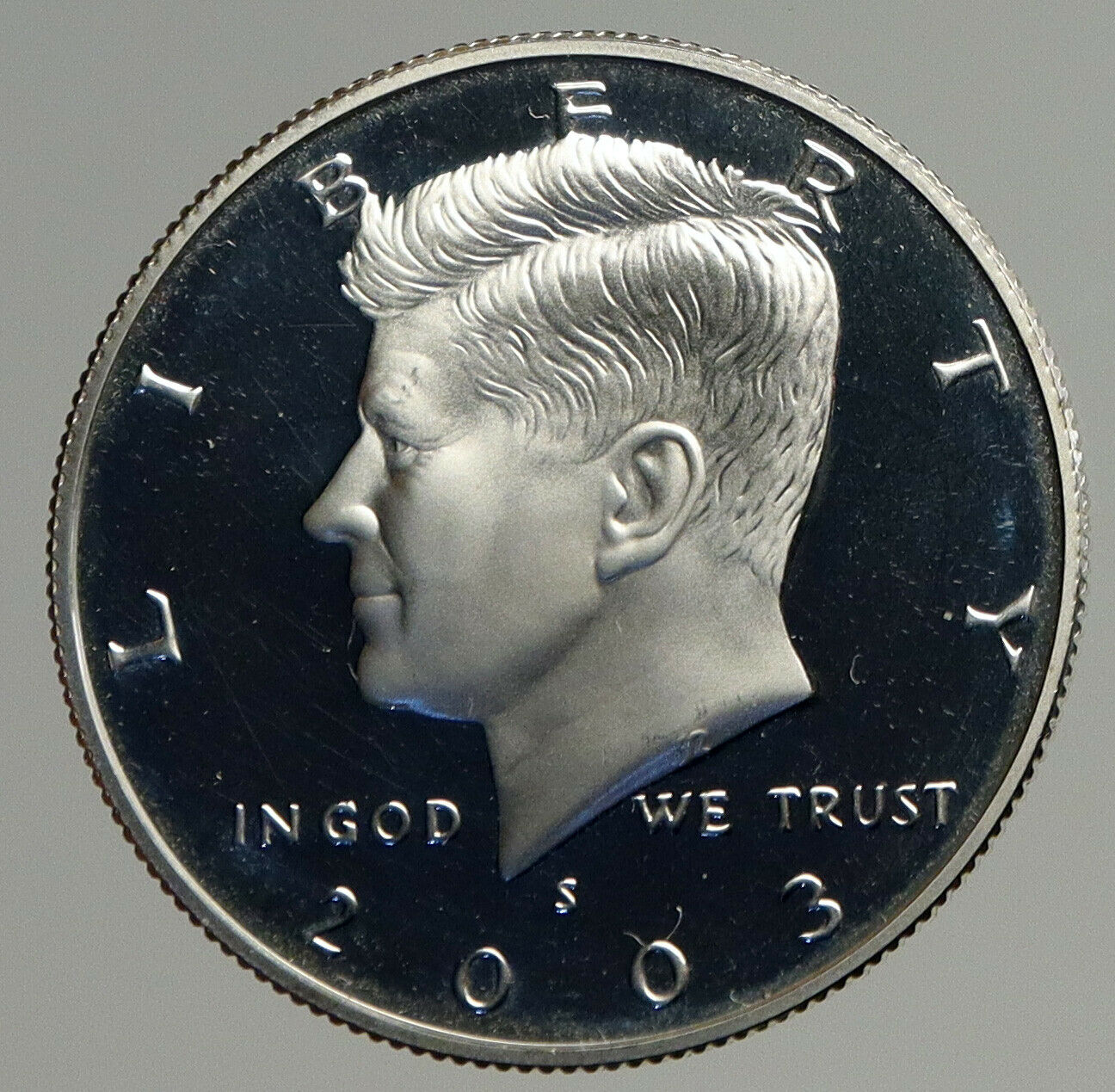 2003 S USA President JOHN F KENNEDY Old Proof Silver Half Dollar US Coin i93824