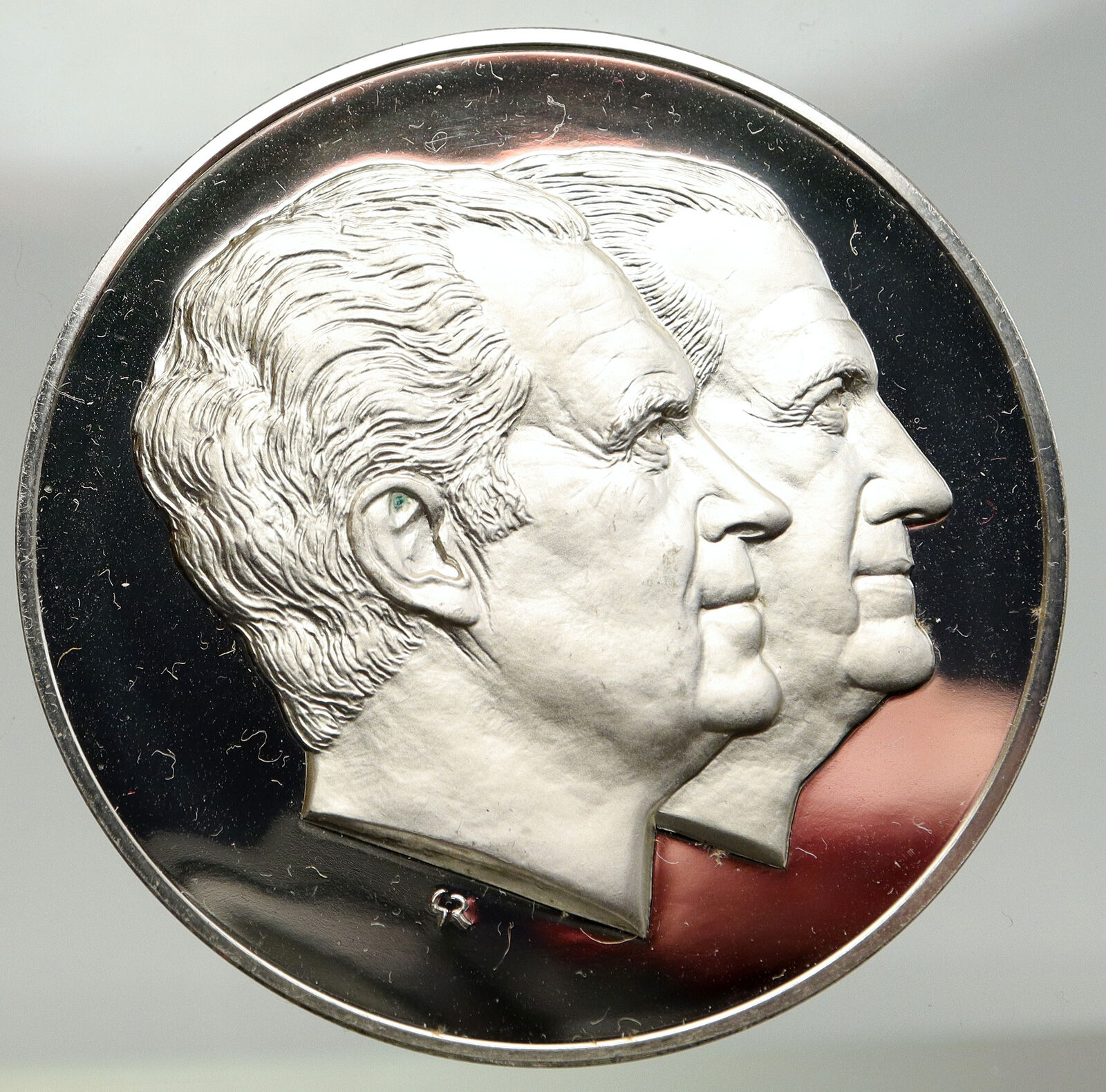 1973 USA PRESIDENT Richard Nixon VP Agnew INAUGURATION Proof Silver Medal i93122