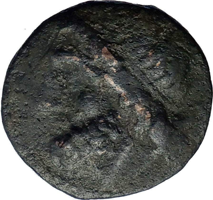 Syracuse in Sicily 270BC Hieron II Ancient Greek Coin Poseidon Trident i74135