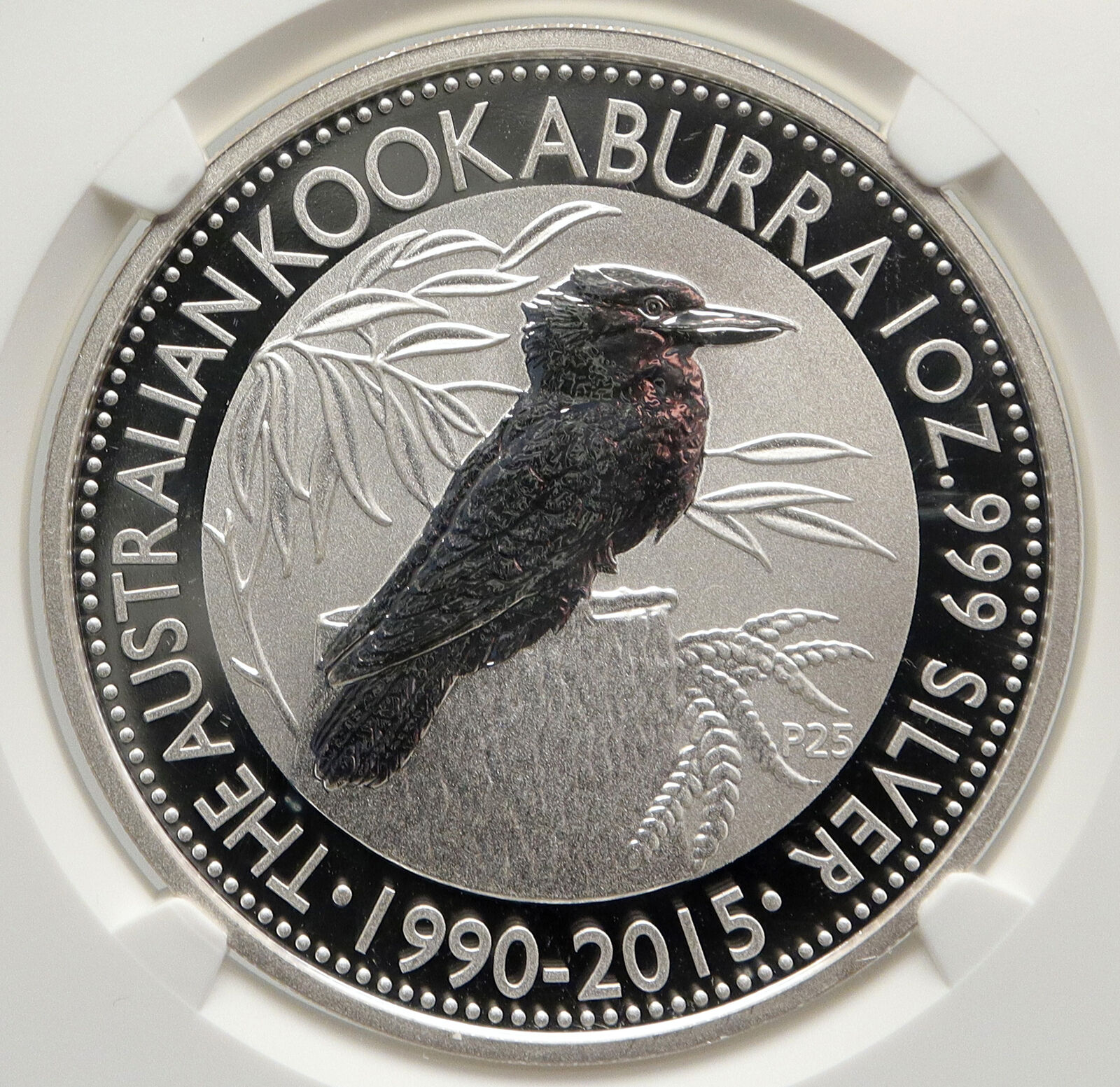 2015 AUSTRALIA Kookaburra Bird Tree 1oz Silver Dollar Australian Coin NGC i93113