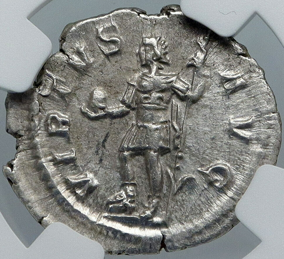 SEVERUS ALEXANDER Ancient 238AD Rome OLD Silver Roman Denarius Coin NGC i88687