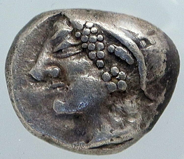 PHOCAEA in IONIA Authentic Ancient 550BC Silver Greek Coin DIOBOL/HEM NGC i88901