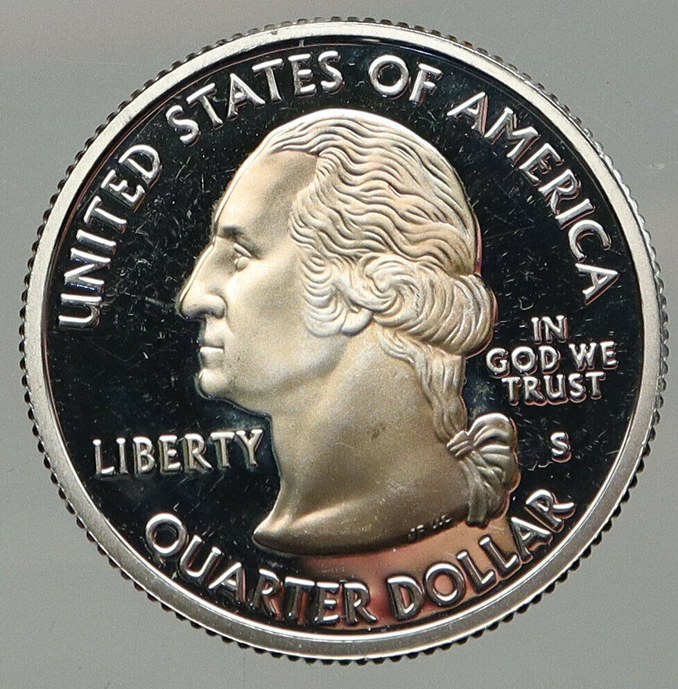 2004 S UNITED STATES USA Washington TEXAS Old Proof Silver Quarter Coin i92646