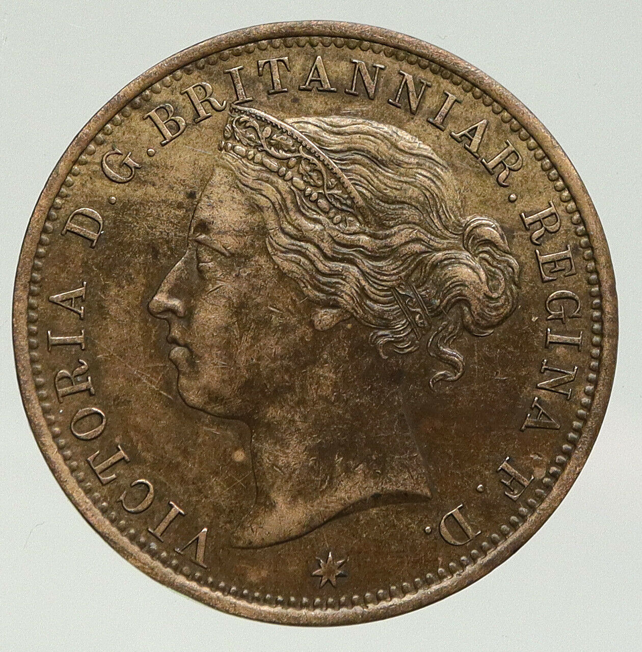 1888 H JERSEY under UK Queen Victoria & Shield ANTIQUE 1/12 Shilling Coin i93379