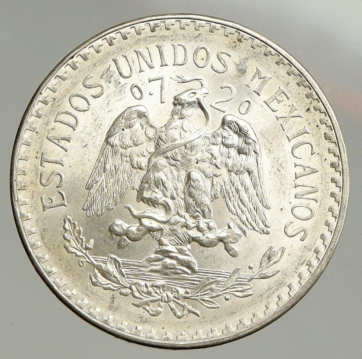 1944 MEXICO Eagle Liberty Cap Large Vintage OLD Silver Peso Mexican Coin i94355