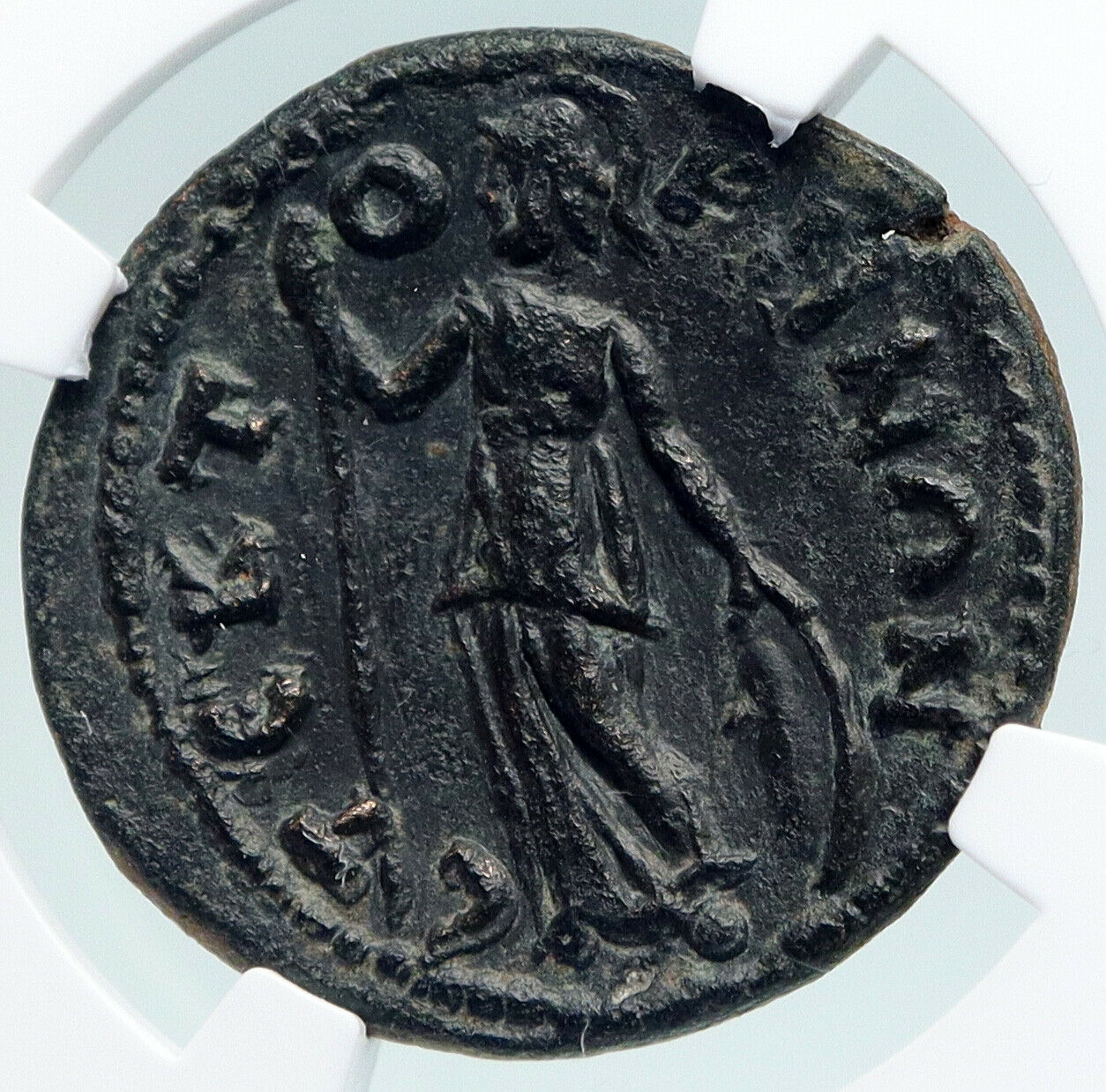 PHILIP I the Arab - Ancient Philomelium Phrygia Old Roman Coin ATHENA NGC i90699