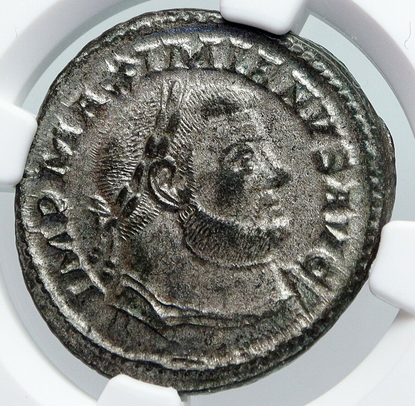 Divus MAXIMIAN under Constantine I 317AD Ancient Roman Coin Genius NGC i90702